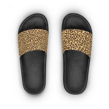 Leopard Print Women's Slide Sandals - Stylish Comfort for Summer Fun