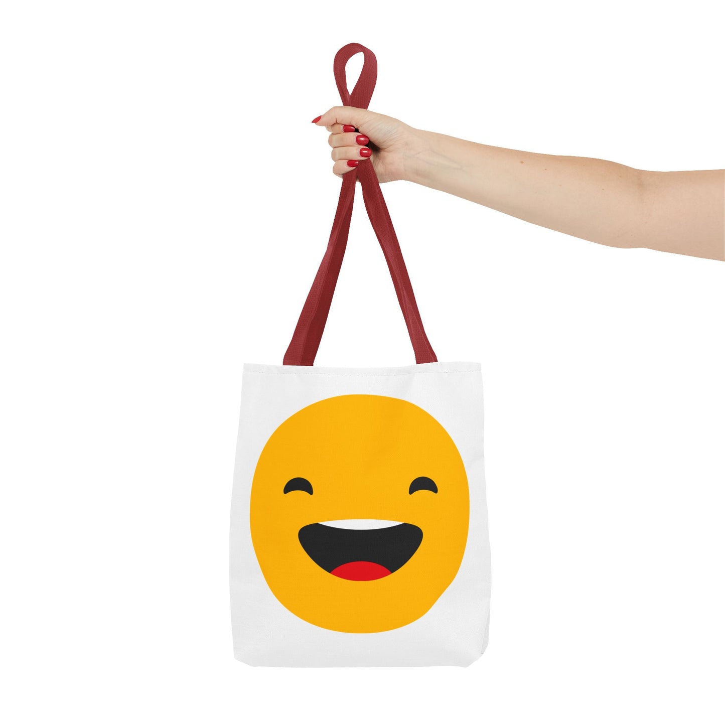 Smiley Face Tote Bag - Fun and Cheerful Reusable Shopping Bag