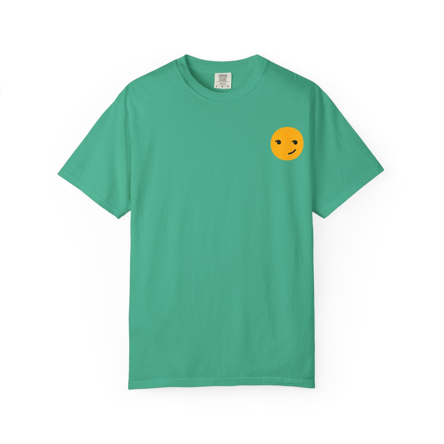 Smile Circle Unisex Garment-Dyed T-Shirt - Fun Casual Tee for Everyday Wear