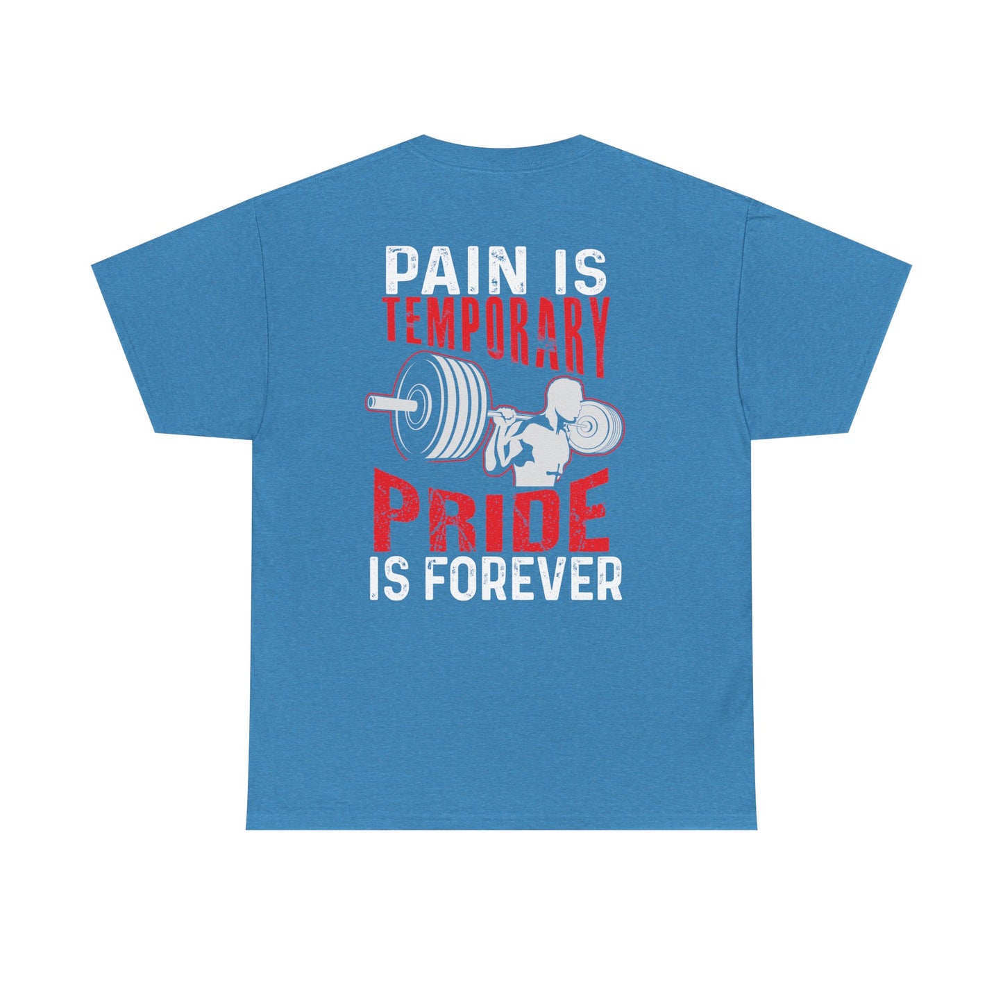 Temporary Pride Unisex Cotton Tee, Fitness Shirt, Apparel, Workout Top, Gift, Celebration Tee