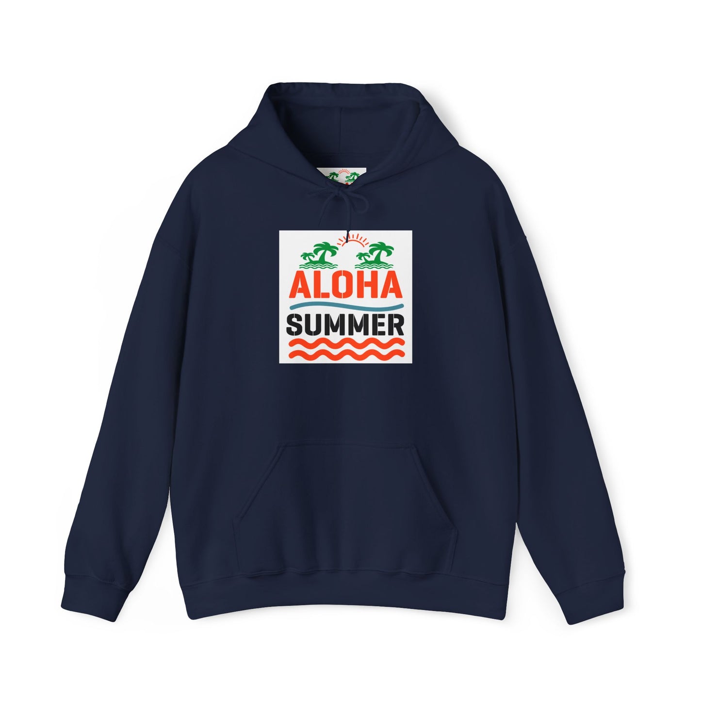 Aloha Summer Hoodie,Tropical Beach Wear,Unisex Sweatshirt,Vacation Outfit, Summer iconic Waikiki Beach Oahu combines urban
