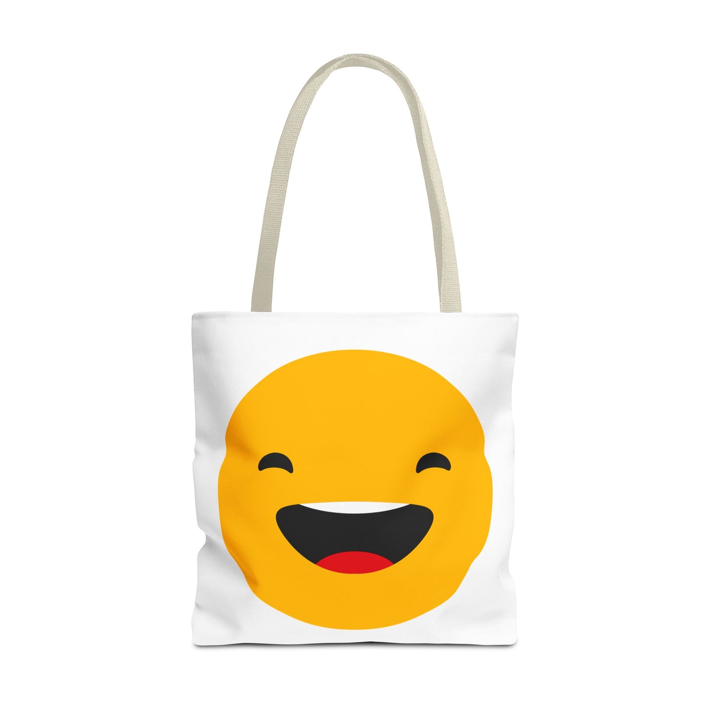 Smiley Face Tote Bag - Fun and Cheerful Reusable Shopping Bag