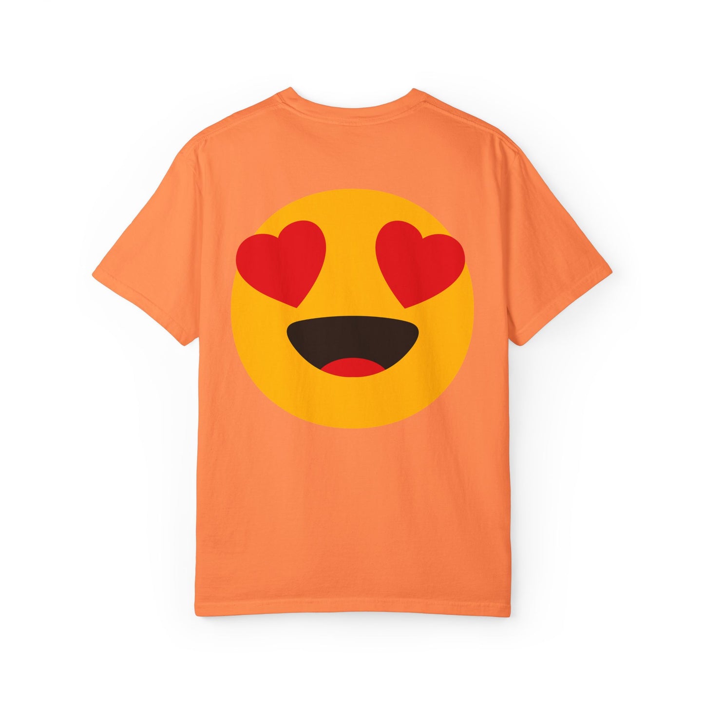 Love Emoji Garment-Dyed Unisex T-Shirt | Perfect for Valentine's Day & Casual Wear