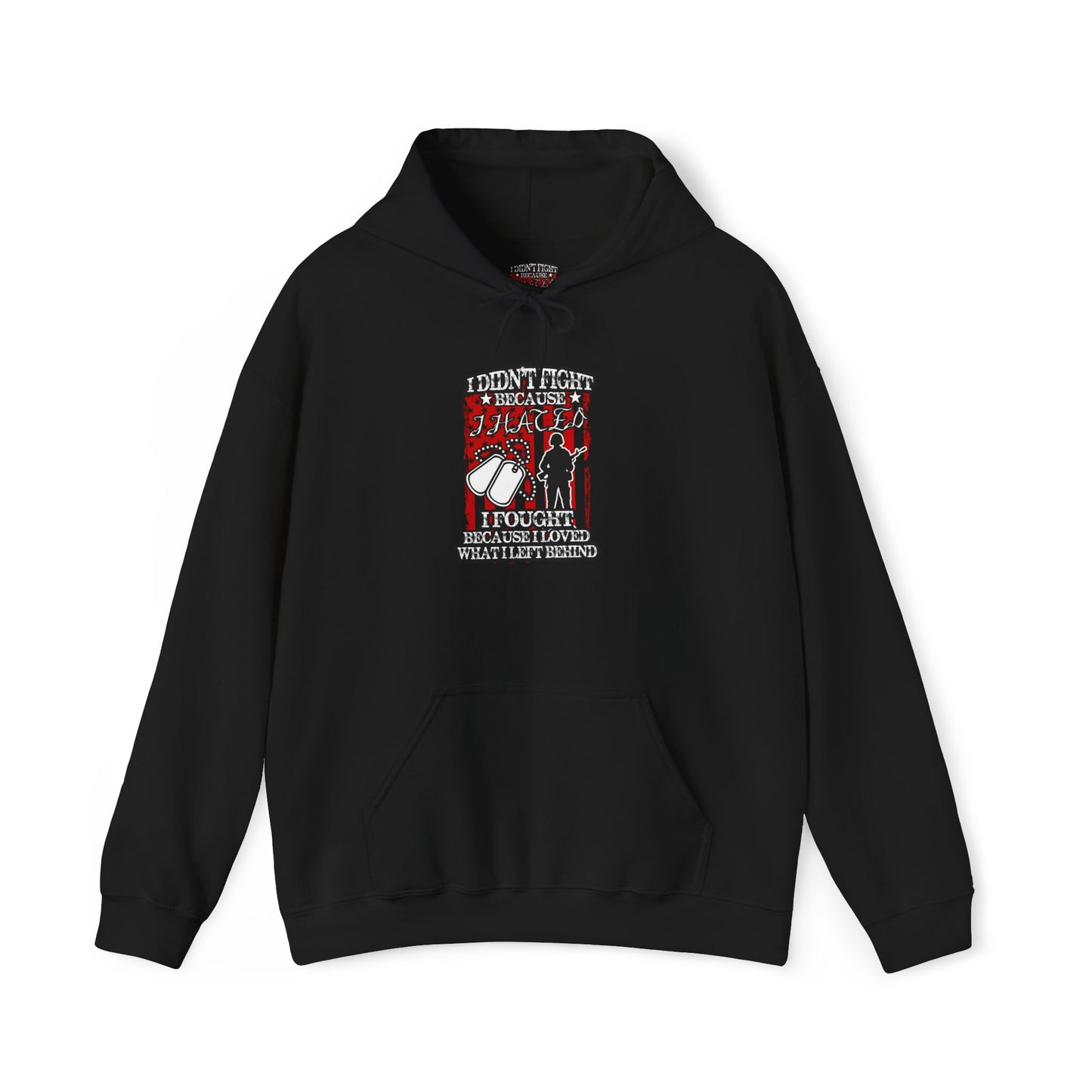 Military Supporter Hoodie, Patriotic Sweatshirt, Independence Day Gift, Veteran Clothing, USA Flag Apparel