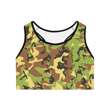 Stylish Camo Sports Bra for Active Women