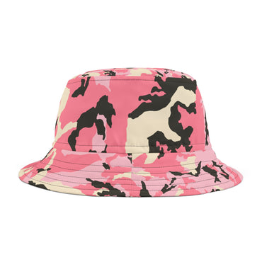 Trendy Pink Camo Bucket Hat for Outdoor Adventures