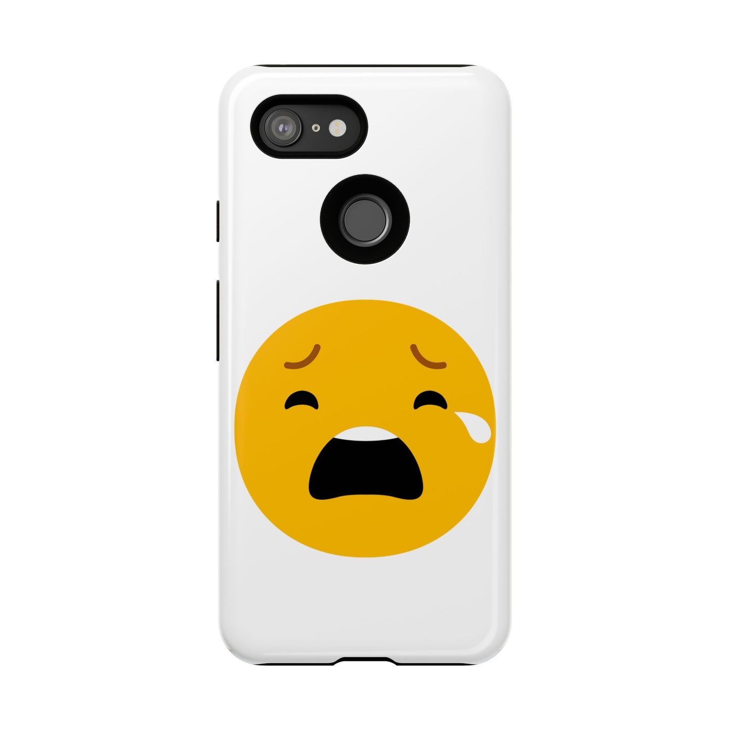 Emotional Tough Case – Sad Emoji Phone Case for Supportive Gifts