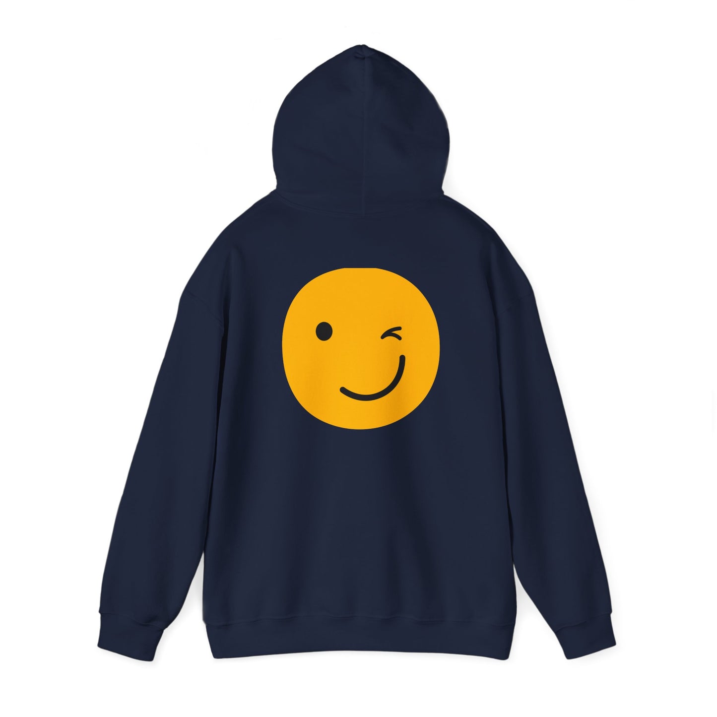 Smiley Face Unisex Hooded Sweatshirt - Fun and Cozy