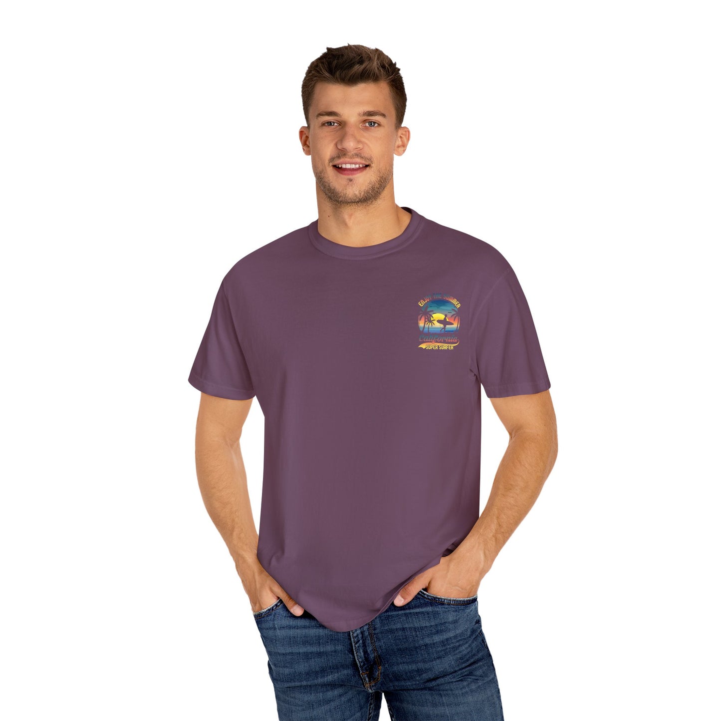 California Summer Vibes T-Shirt, Unisex Beach Tee, Surfing Apparel, Gift for Surfers, Summer Wardrobe Essential