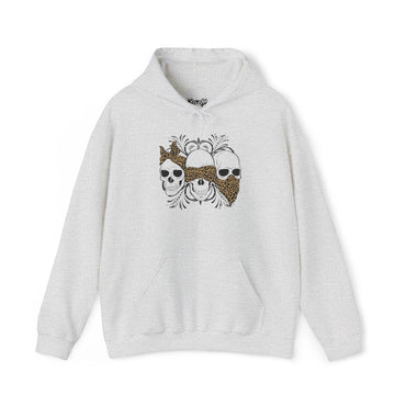Skull Print Hoodie - Unisex Sweatshirt