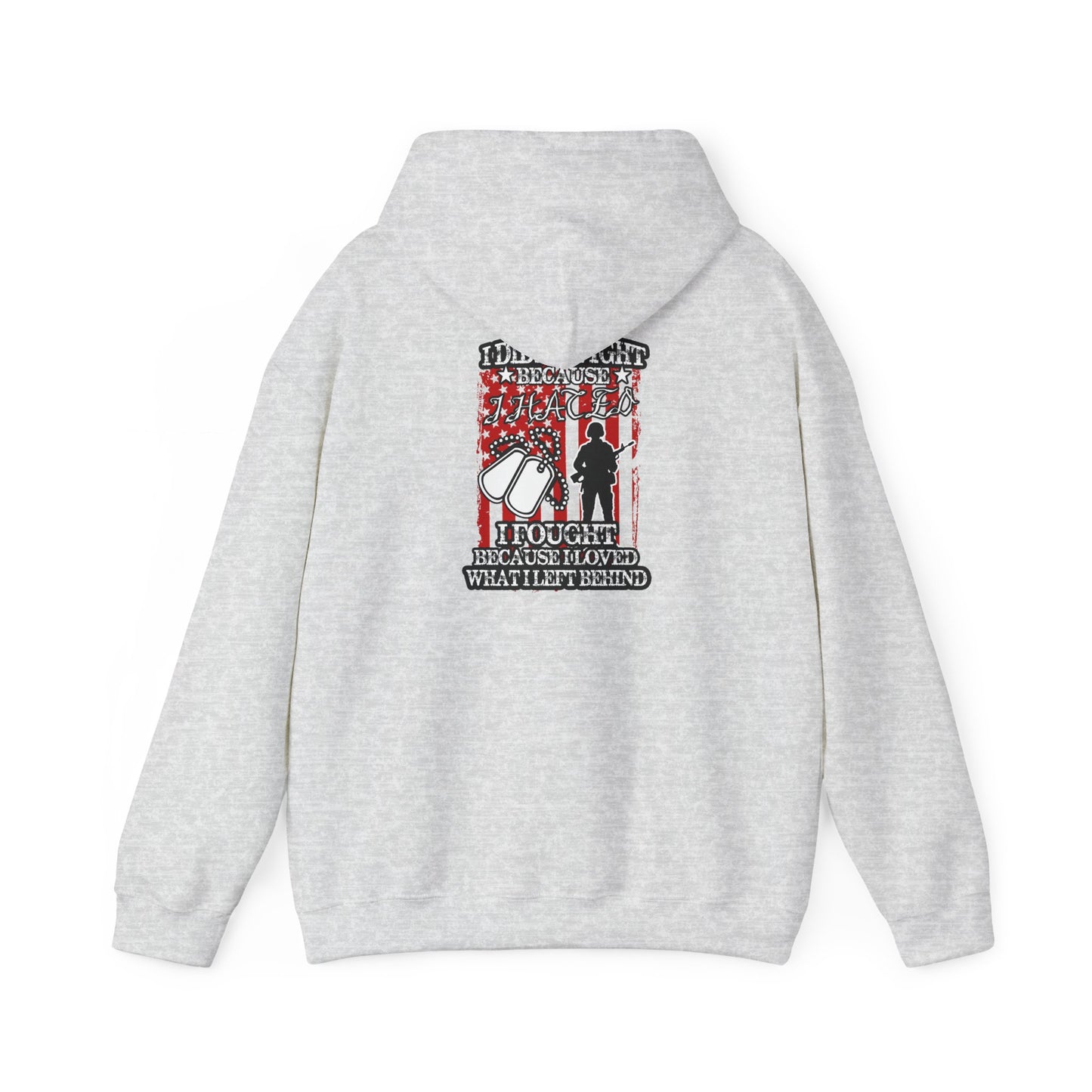 Military Supporter Hoodie, Patriotic Sweatshirt, Independence Day Gift, Veteran Clothing, USA Flag Apparel