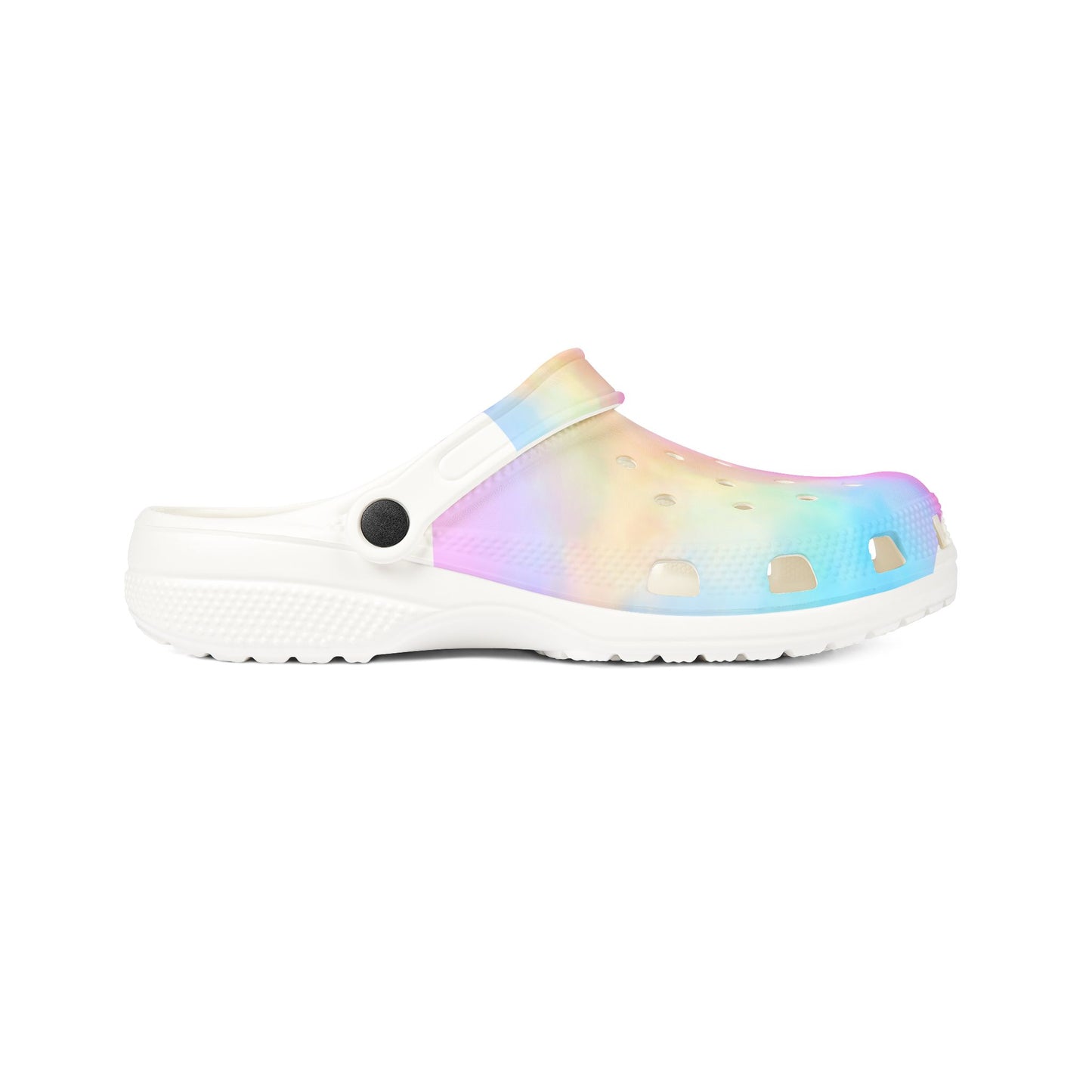 Rainbow Tie-Dye EVA Foam Clogs for Comfort and Fun