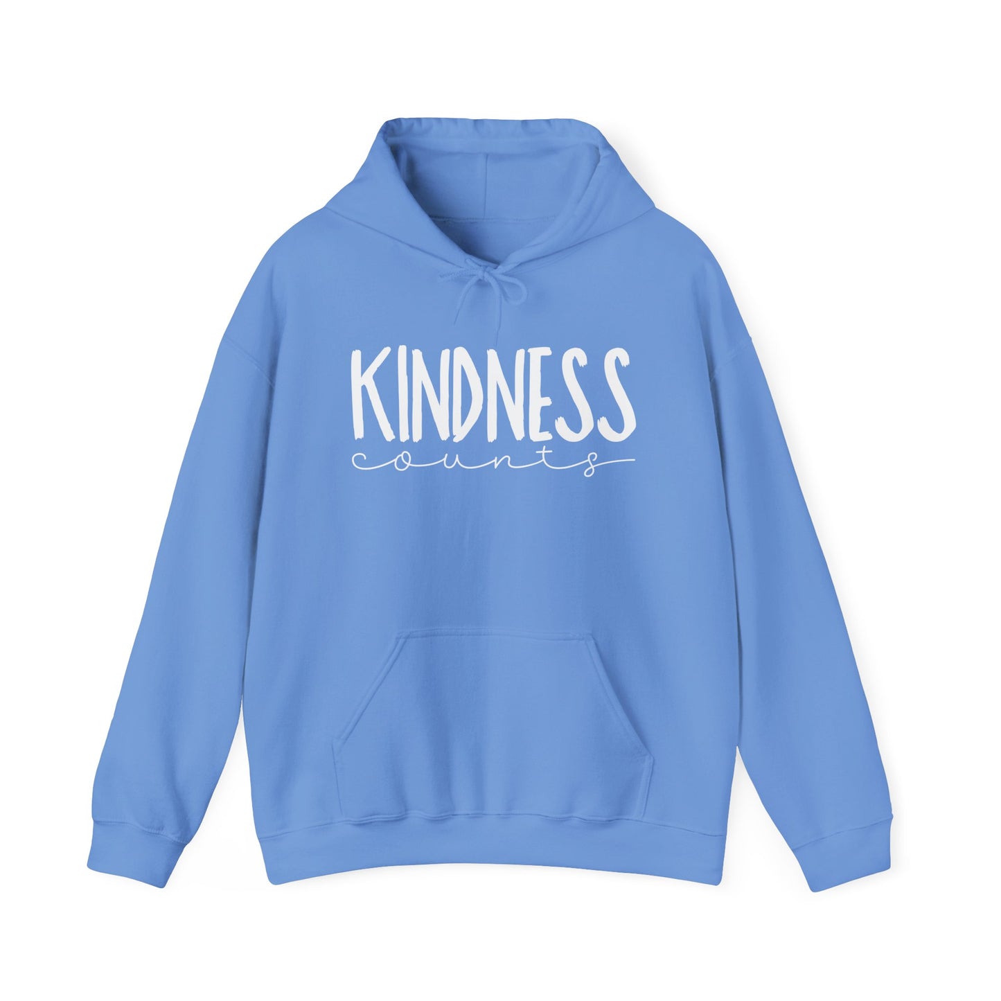 Motivational Hooded Sweatshirt - "Kindness" - Gifts for Fitness Enthusiasts, Cozy Casual Wear, Inspirational
