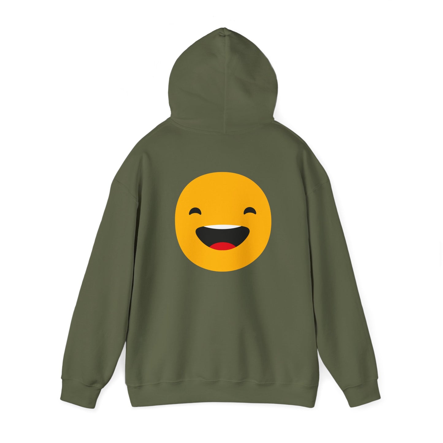Happy Emoji Unisex Hoodie - Cozy Sweatshirt with Smiley Face Design