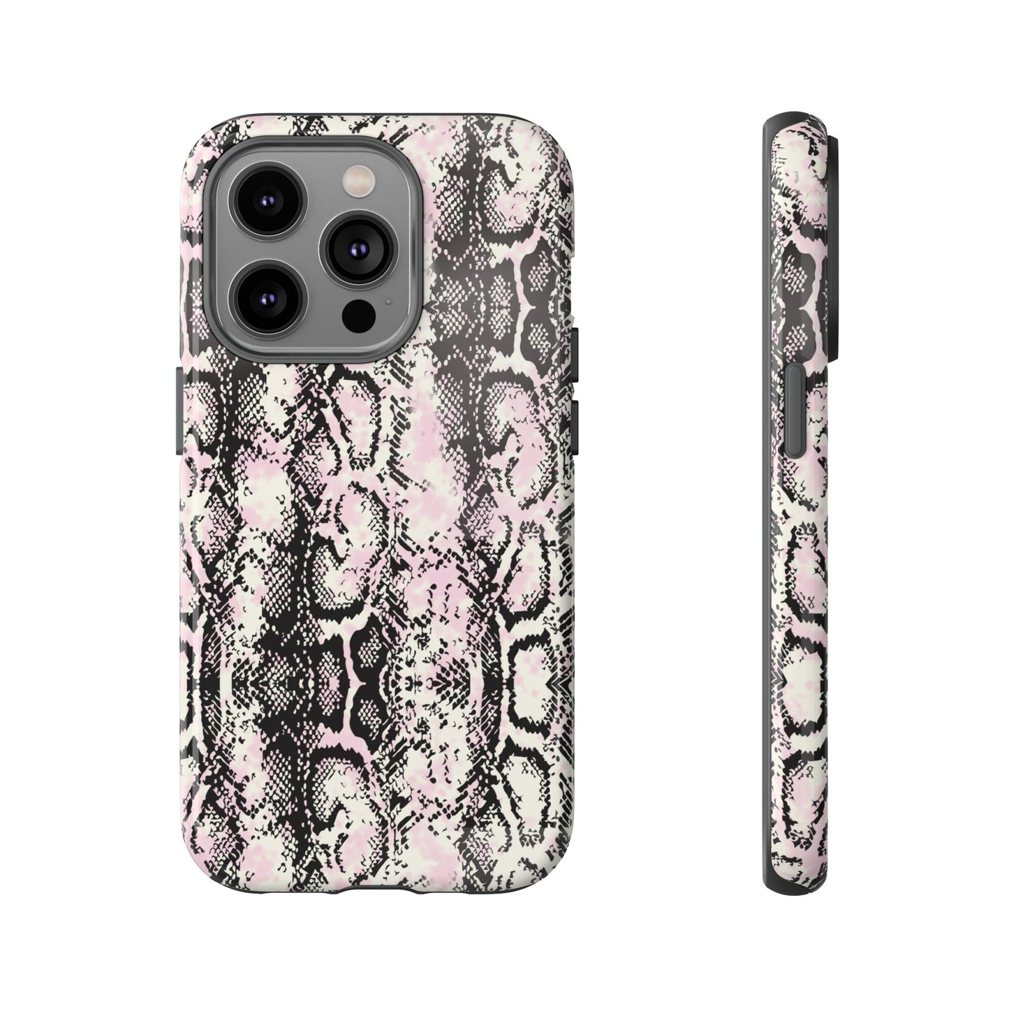 Stylish Snake Print Phone Case - Tough Protection for Trendsetters