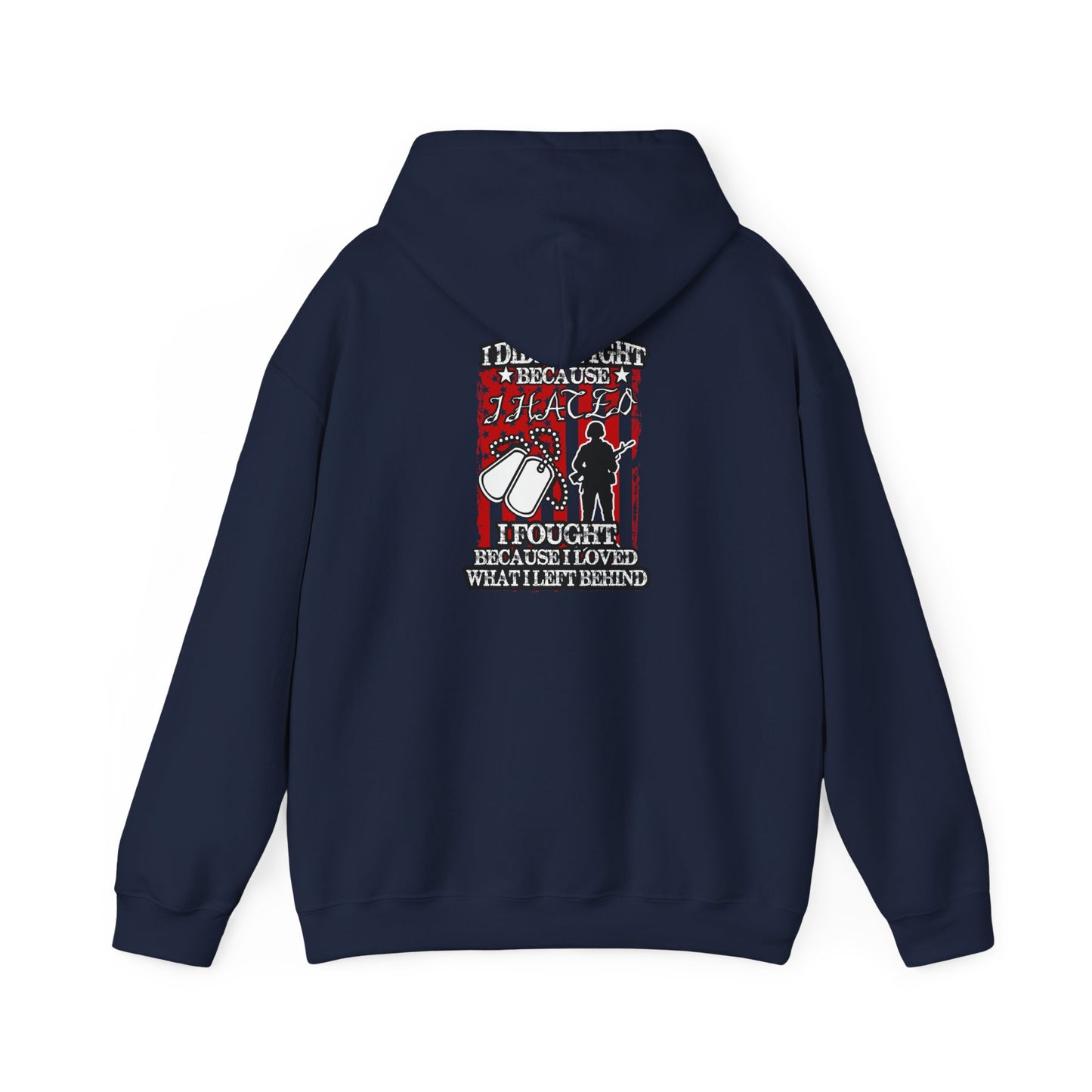 Military Supporter Hoodie, Patriotic Sweatshirt, Independence Day Gift, Veteran Clothing, USA Flag Apparel