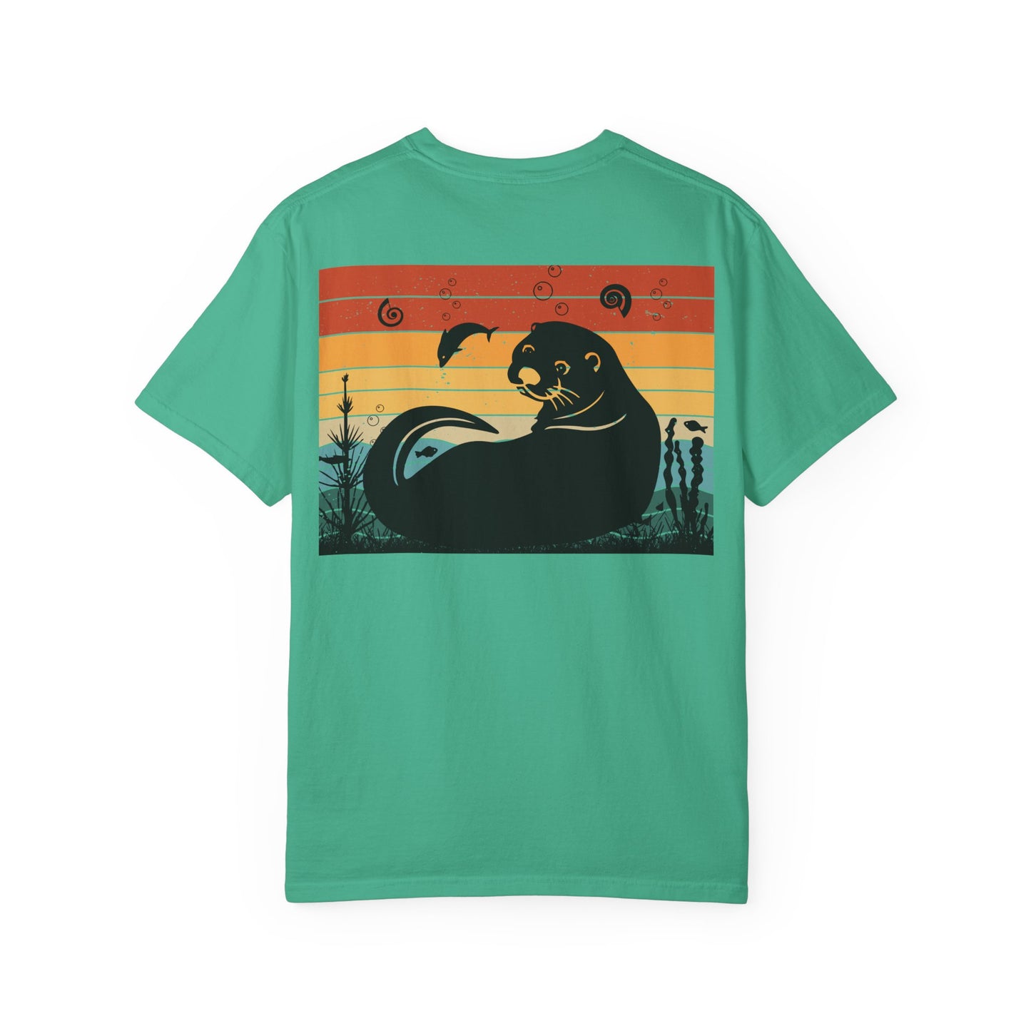 Retro Otter Graphic Unisex T-Shirt – Perfect for Animal Lovers