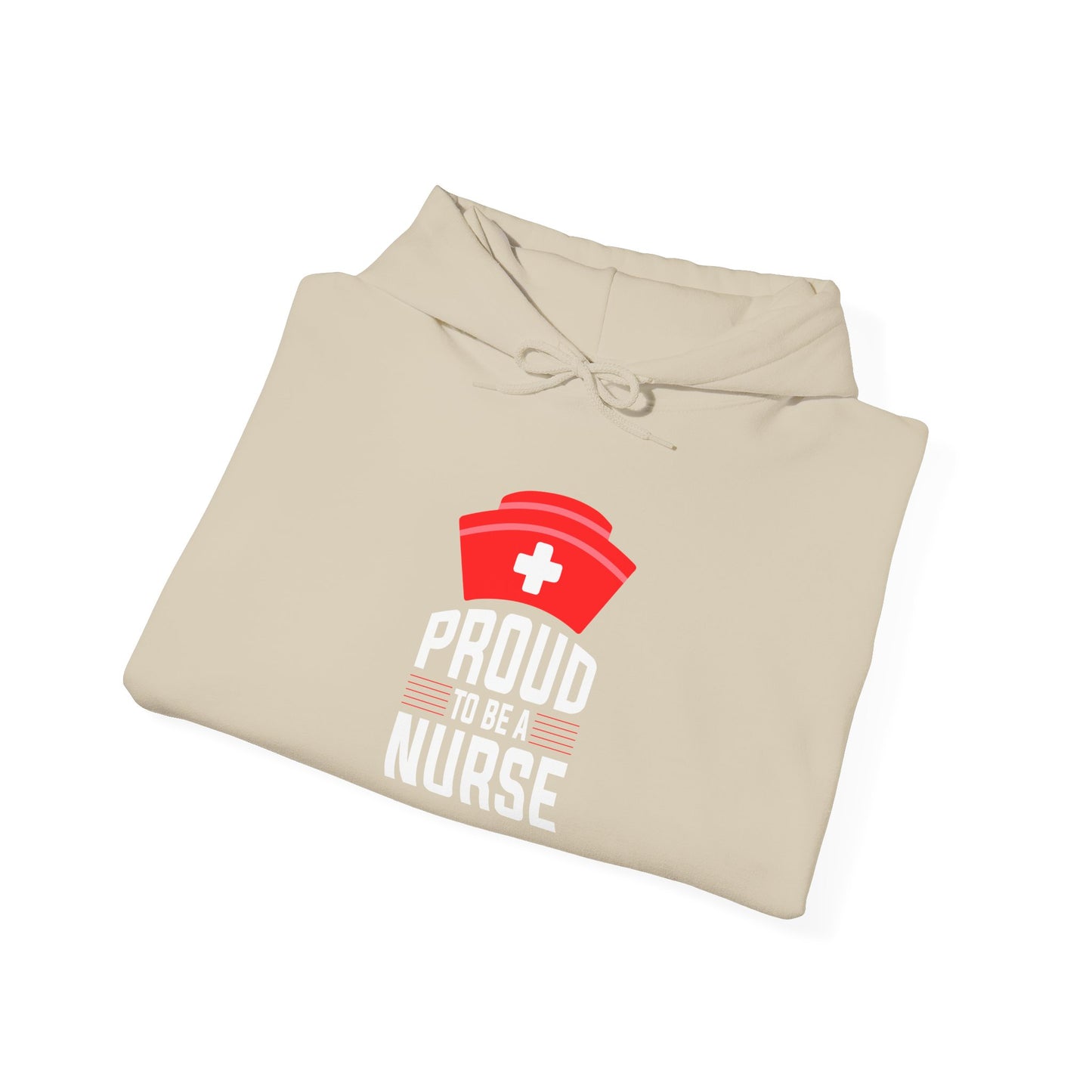 Nurse Life Hoodie - Unisex Heavy Blend™ Sweatshirt with Red Cross Design