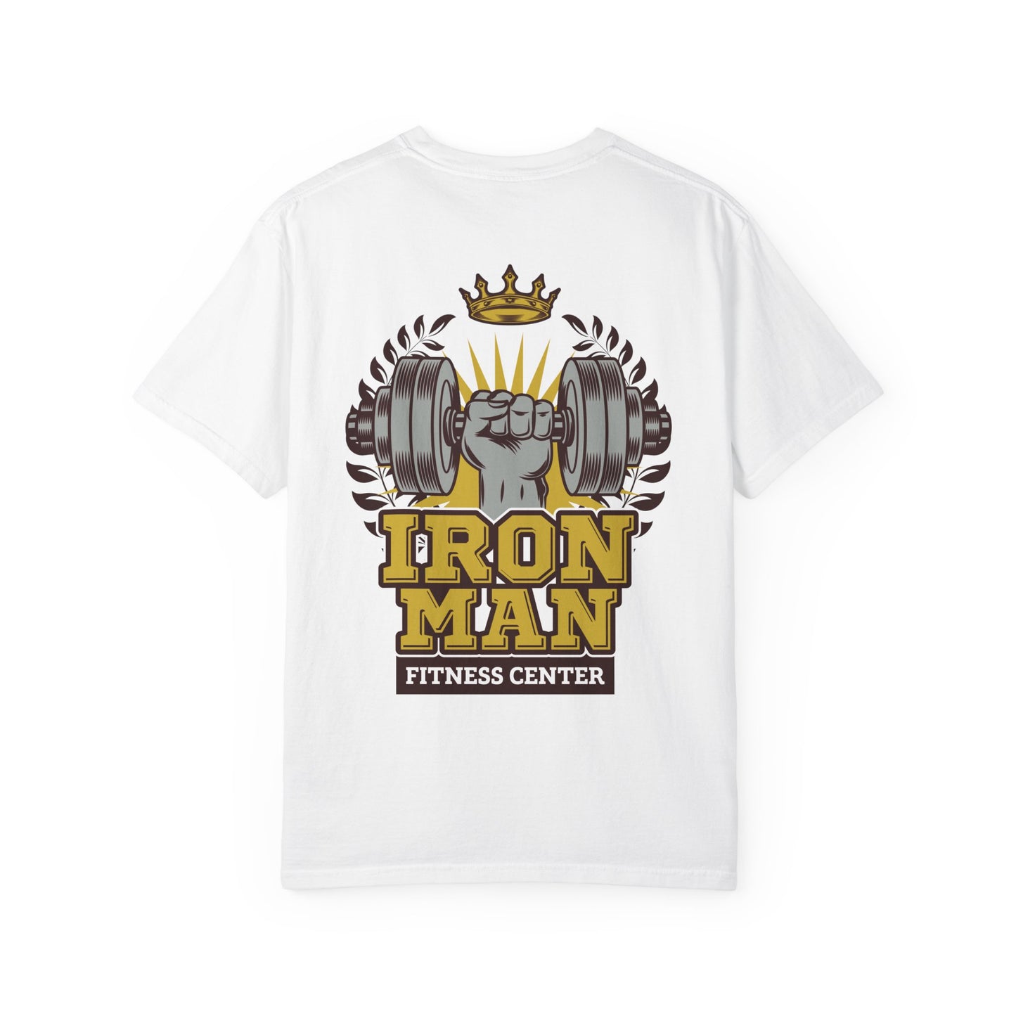Unisex Iron Man Fitness Center T-Shirt - Motivational Workout Tee