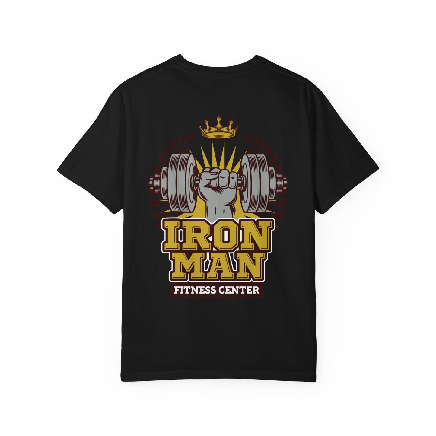 Unisex Iron Man Fitness Center T-Shirt - Motivational Workout Tee
