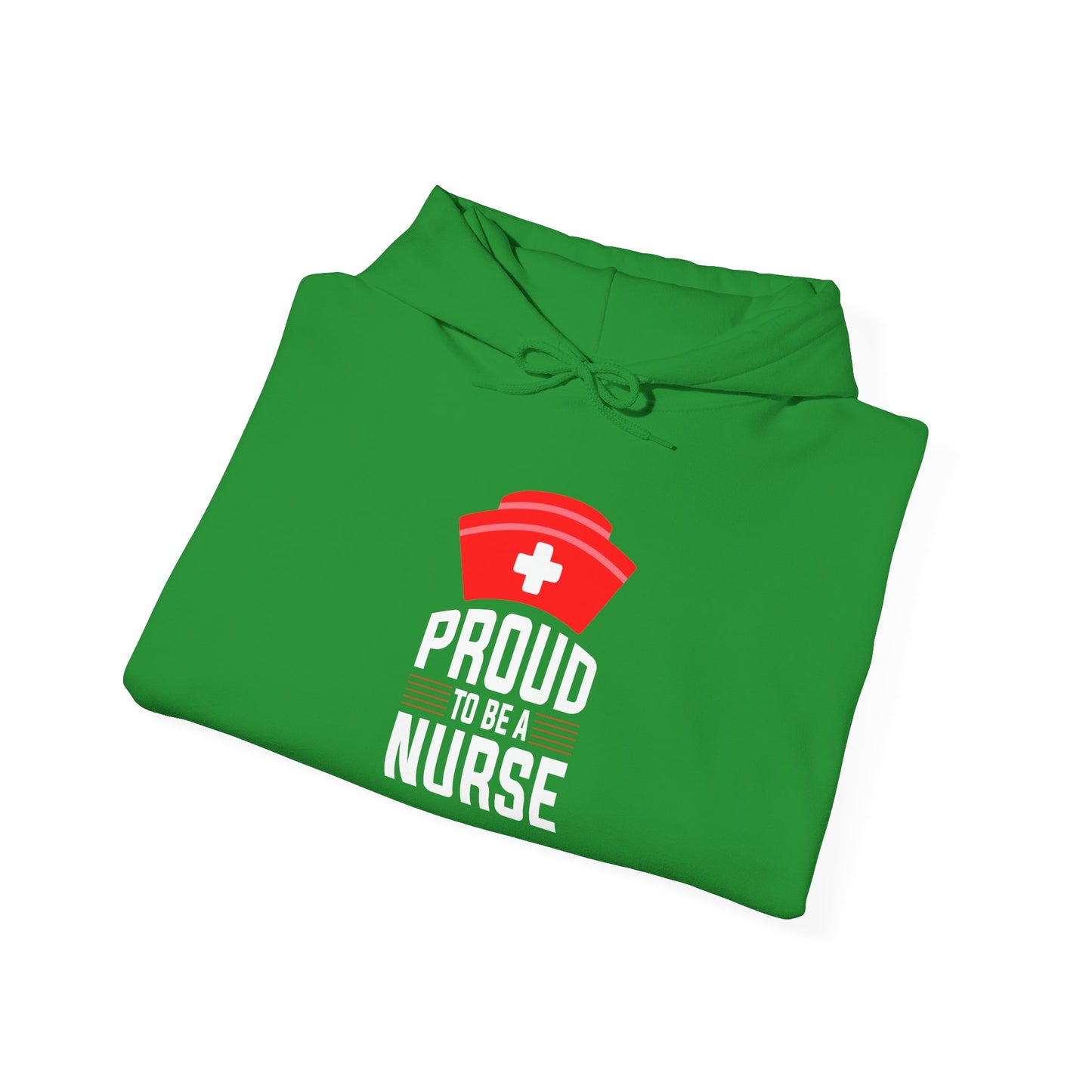 Nurse Life Hoodie - Unisex Heavy Blend™ Sweatshirt with Red Cross Design