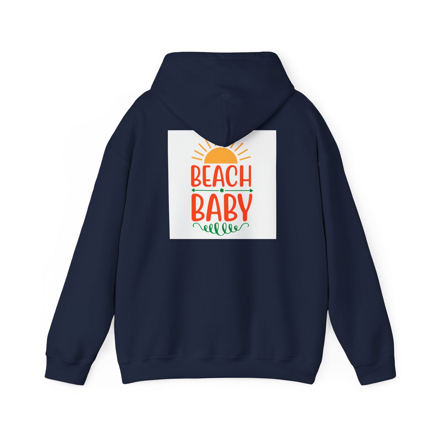 Beach Baby Hooded Sweatshirt | Summer Vibes, Beach Lover Gift, Unisex Casual Wear, Cozy Hoodie, Fun Beachwear