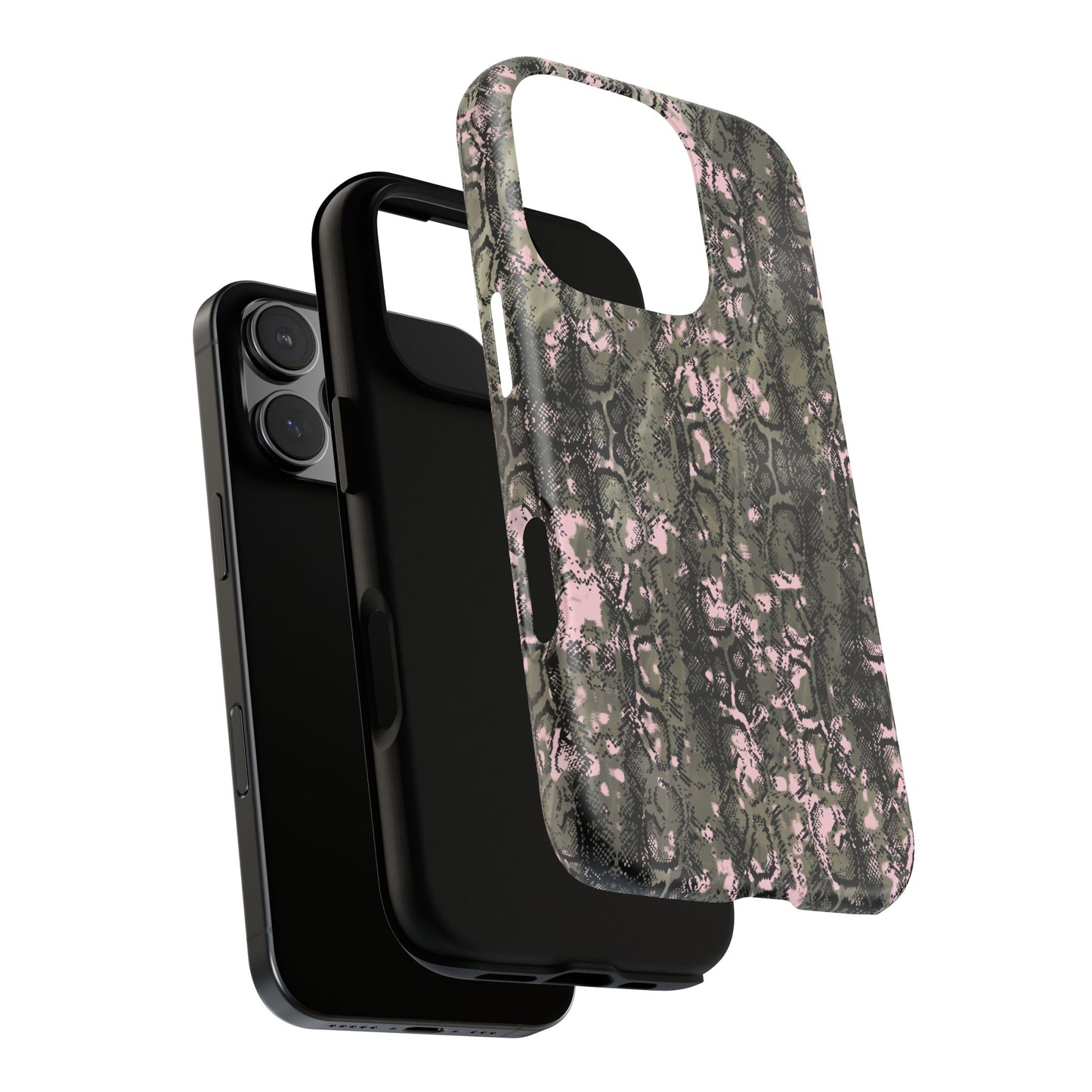 Stylish Snake Print Phone Case for Tough Protection