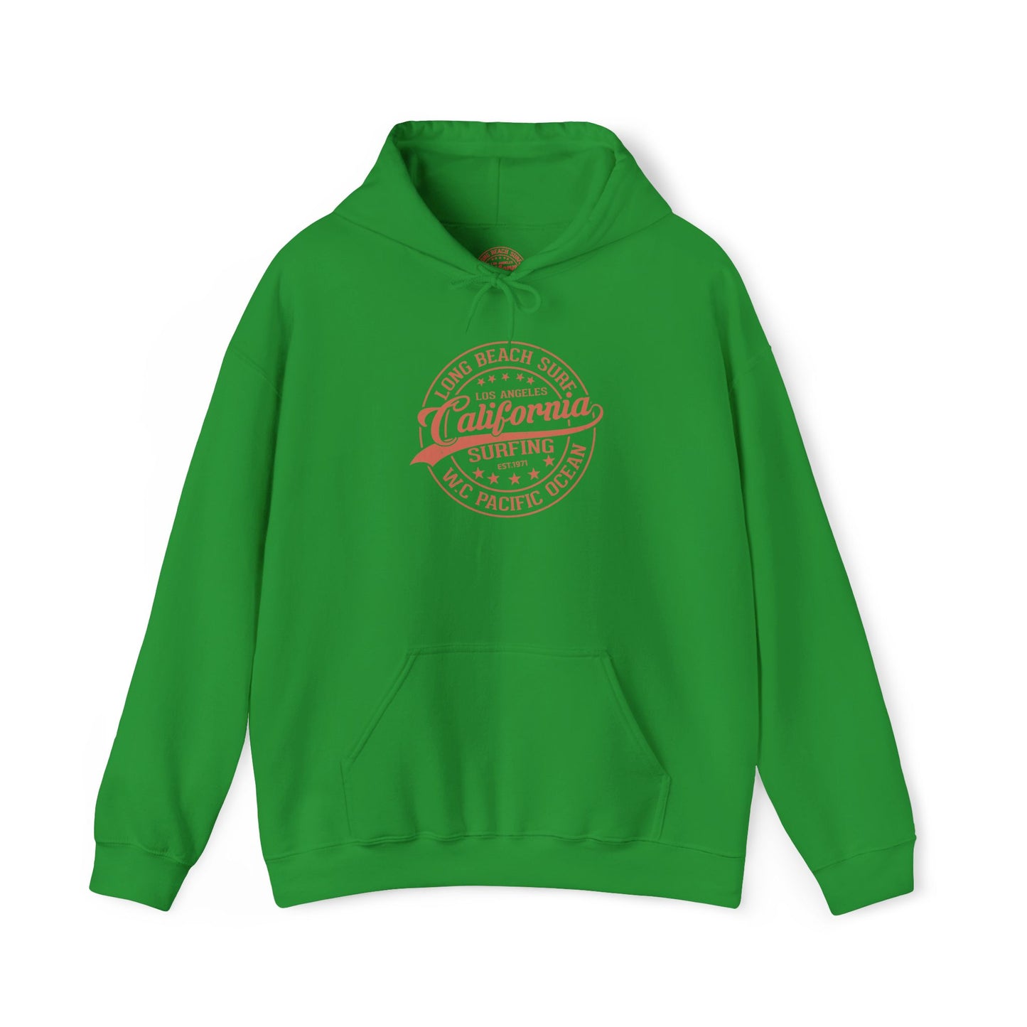 California Surf Hoodie, Cozy Sweatshirt for Beach Lovers, Perfect Gift for Surfers, Summer Vibes Apparel, Unisex Surfing