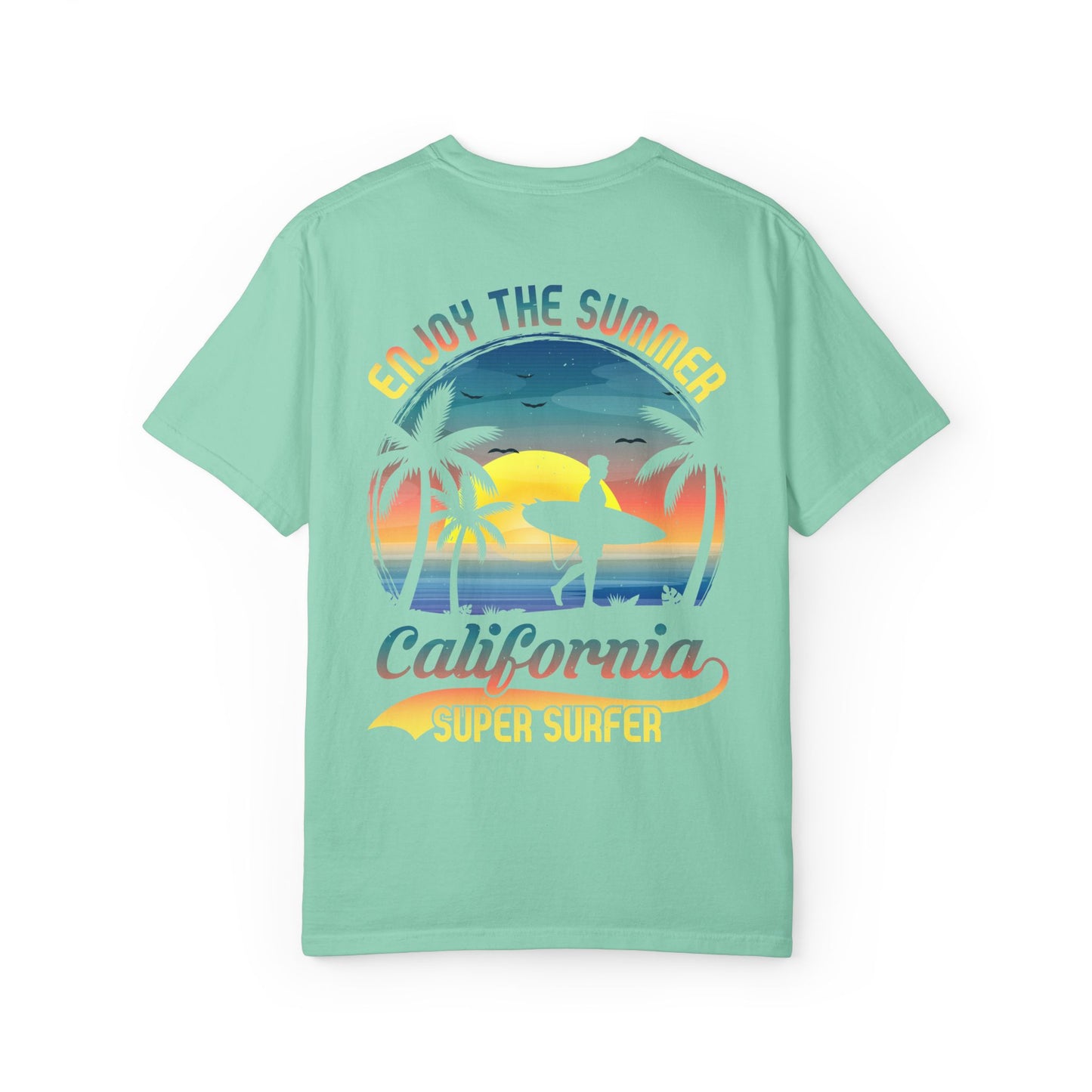 California Summer Vibes T-Shirt, Unisex Beach Tee, Surfing Apparel, Gift for Surfers, Summer Wardrobe Essential