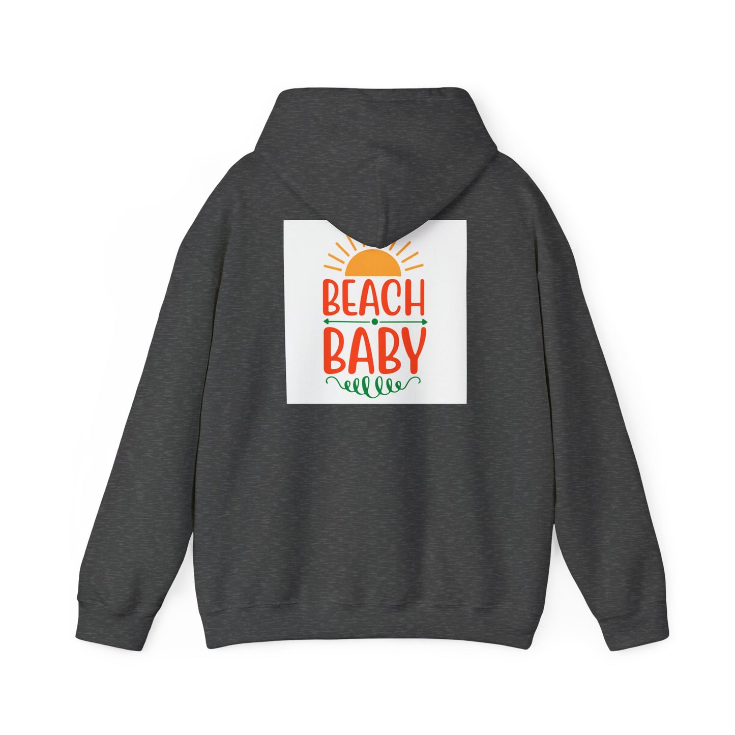 Beach Baby Hooded Sweatshirt | Summer Vibes, Beach Lover Gift, Unisex Casual Wear, Cozy Hoodie, Fun Beachwear