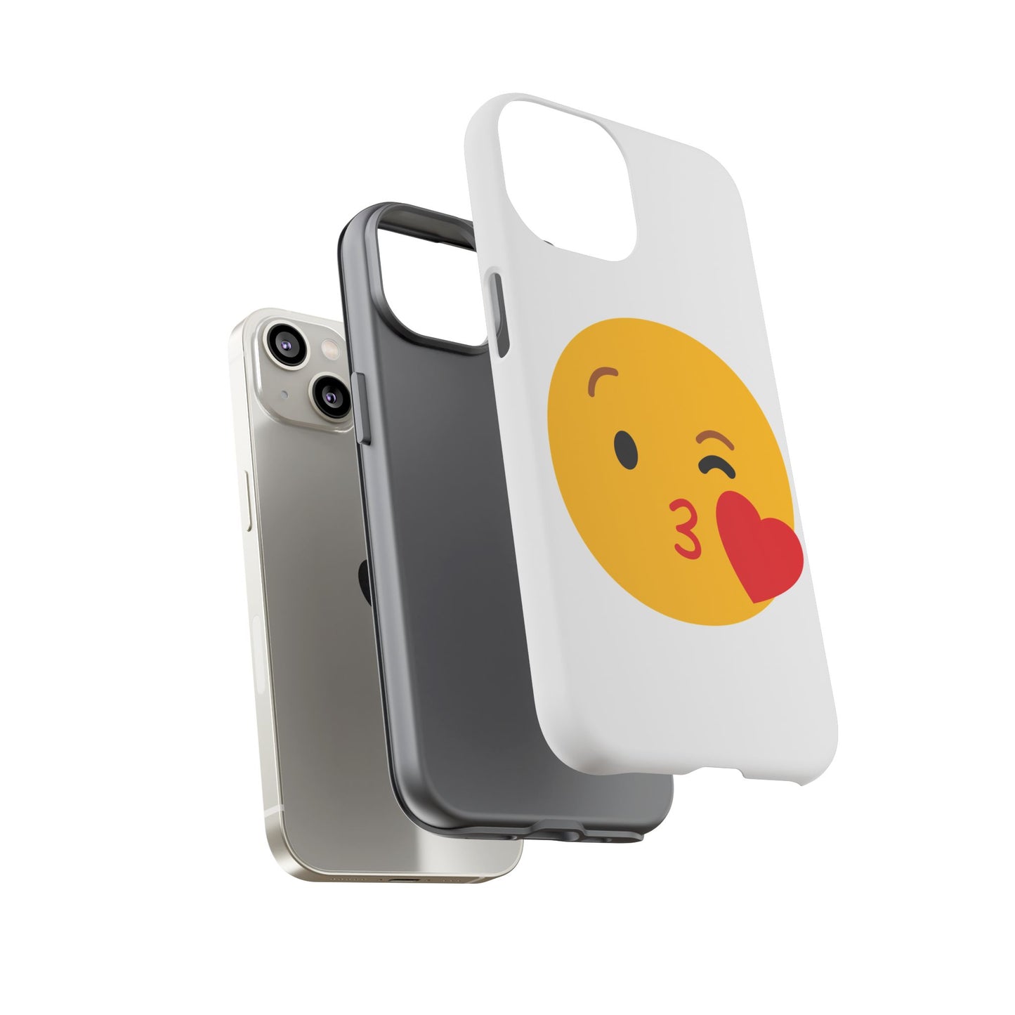 Cute Emoji Phone Case - Kissy Face Design for Stylish Protection