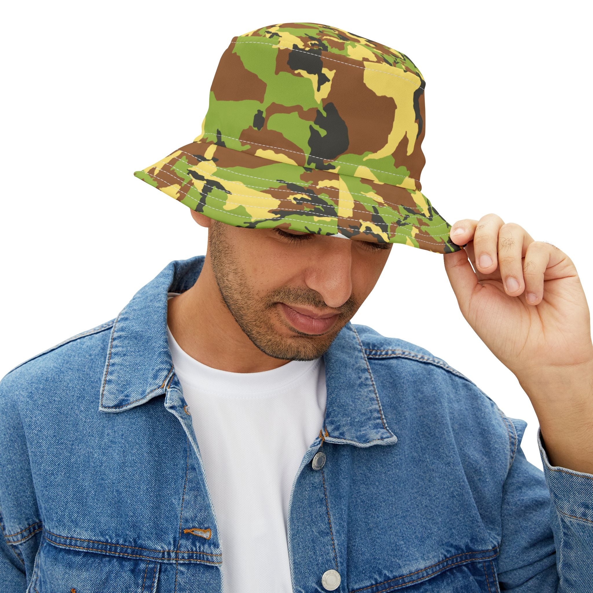 Camo Bucket Hat - Stylish Outdoor Accessory for Adventurers