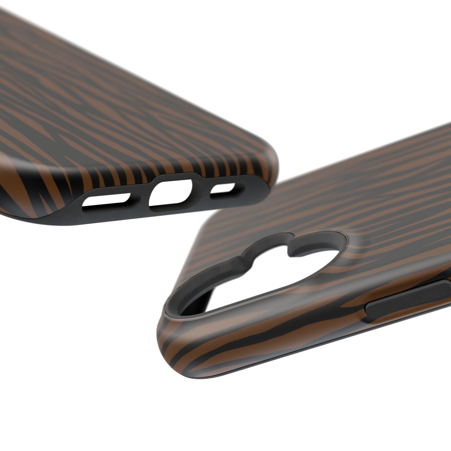 Stylish Magnetic Tough Phone Case - Bold Striped Design