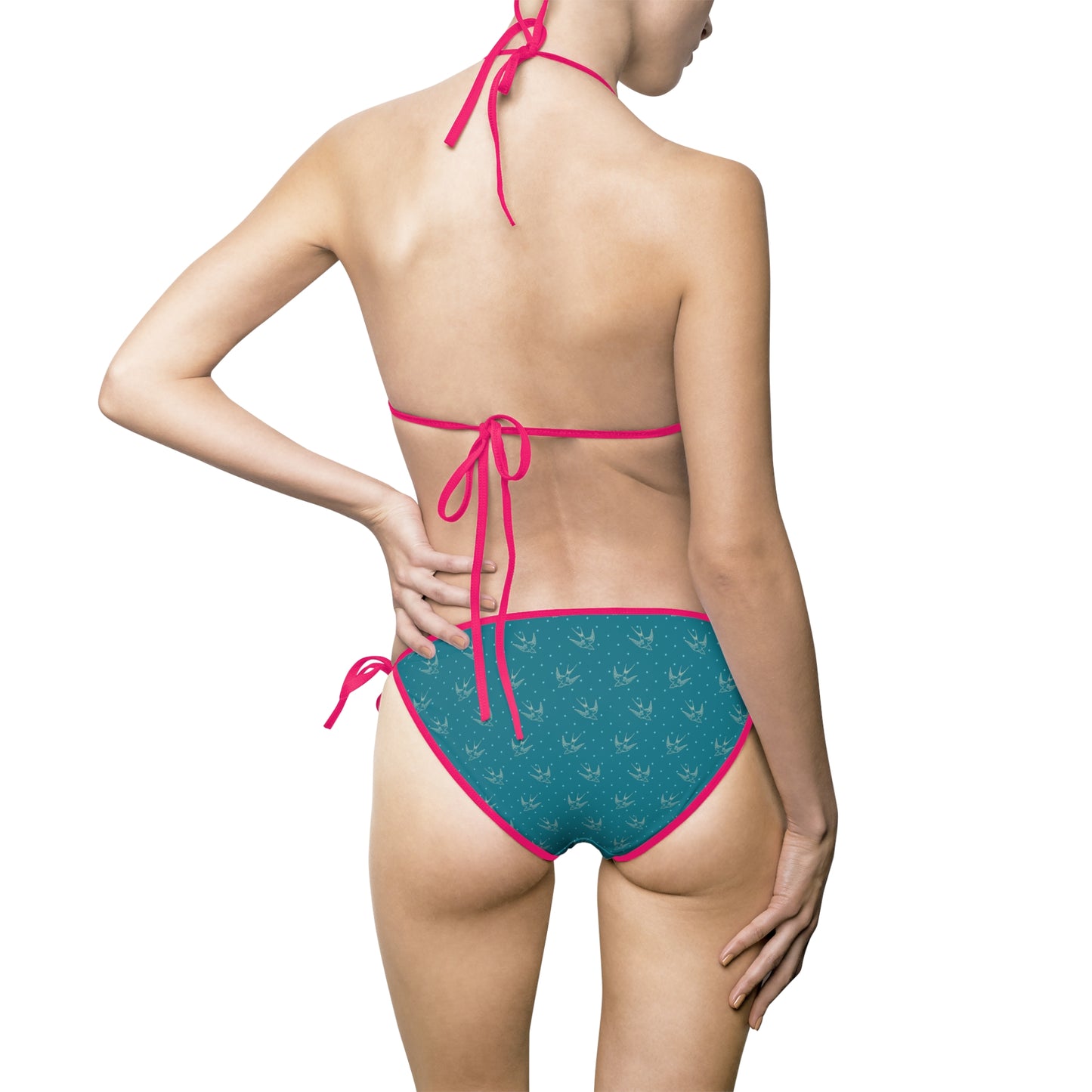 Anchor Print Women's Bikini Swimsuit - Stylish Beachwear for Summer Fun
