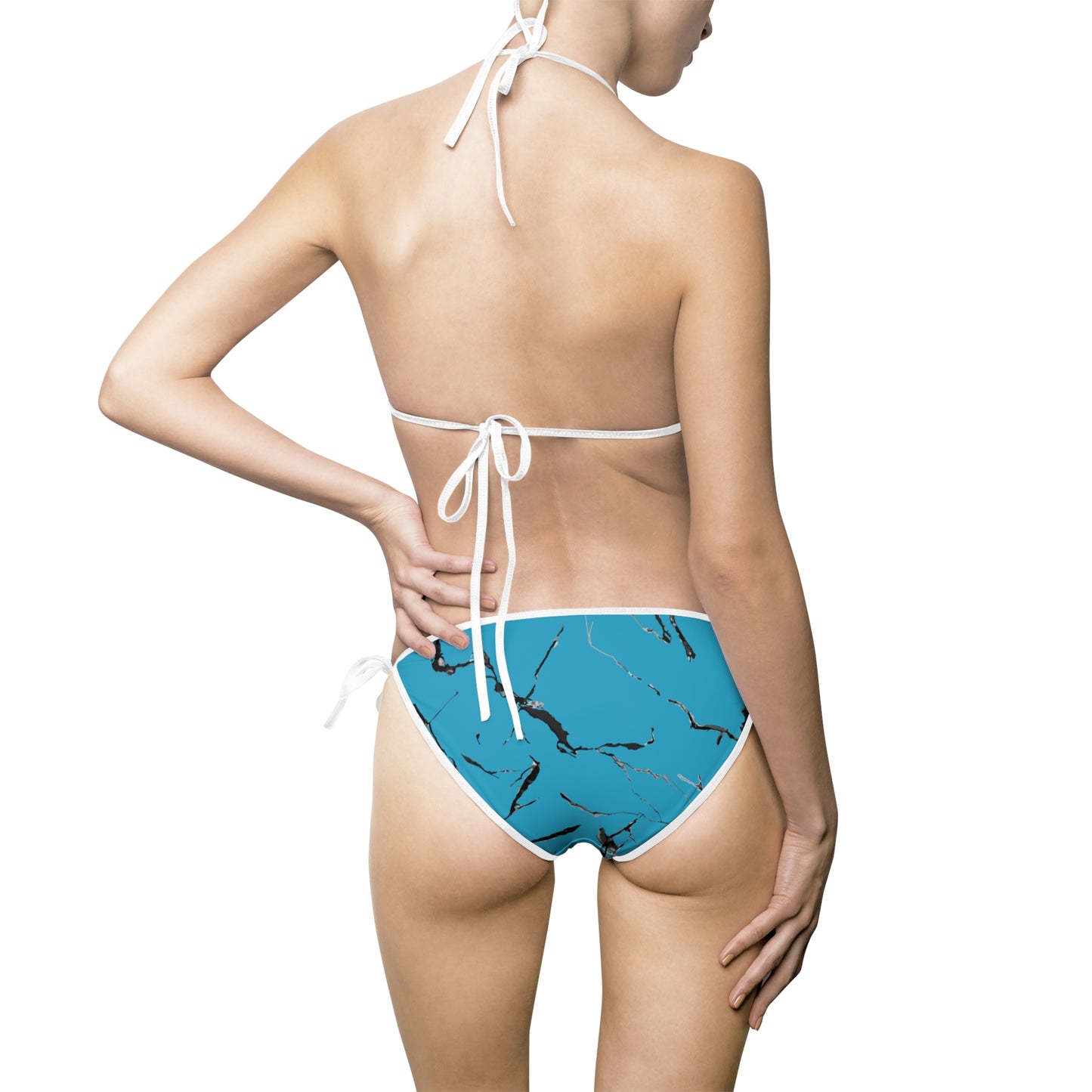 Women's Vintage-Style Bikini Swimsuit, Summer Beachwear, Pool Party Attire, Vacation Swimwear, Stylish Swimsuits for Women