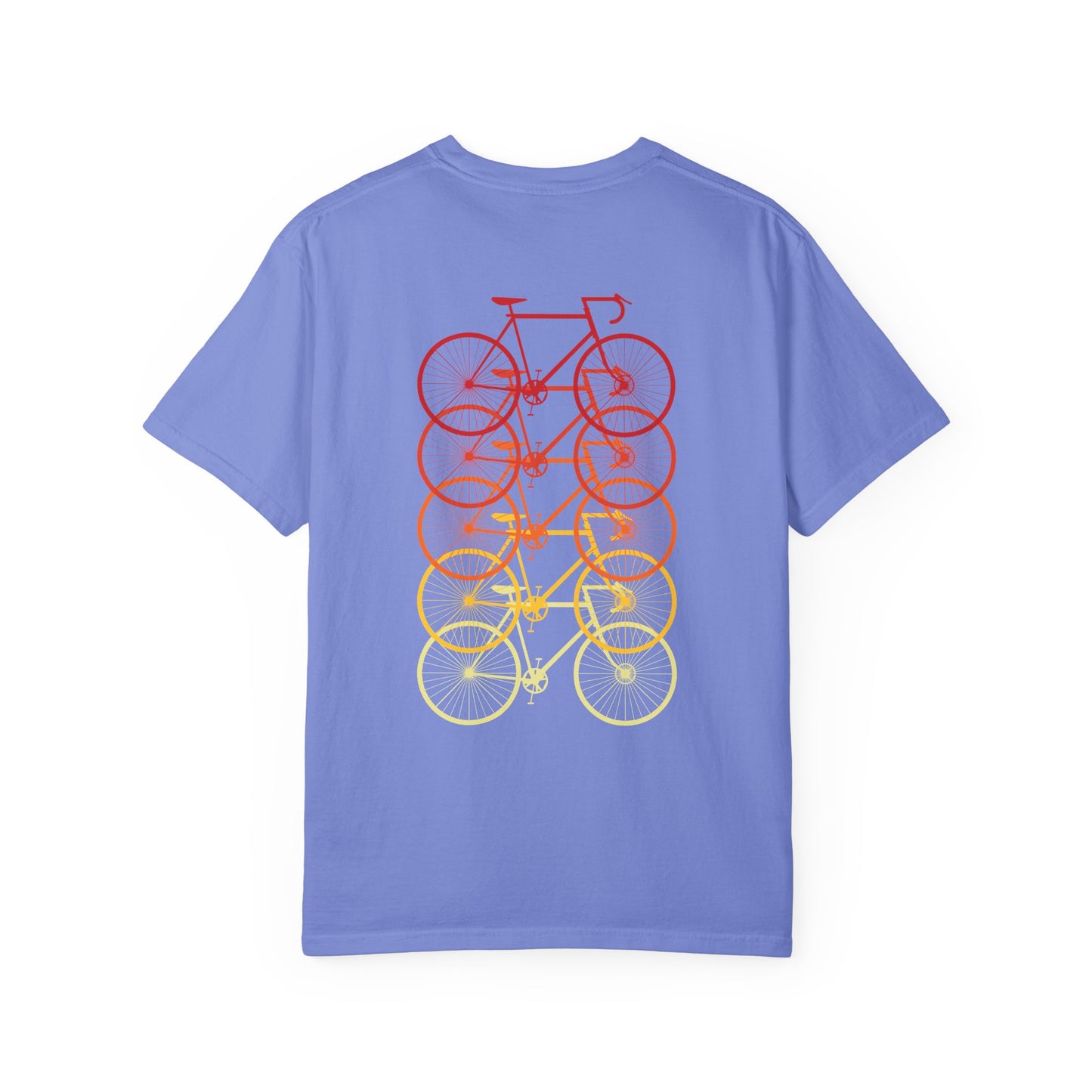 Gradient Bicycle Unisex T-Shirt - Perfect for Cycling Enthusiasts