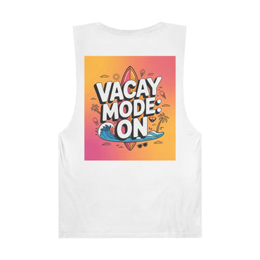 Vacay Mode: On Tank Top, Unisex Summer Tank, Beach Wear, Vacation Apparel, Pool Party Shirt, Travel Gift