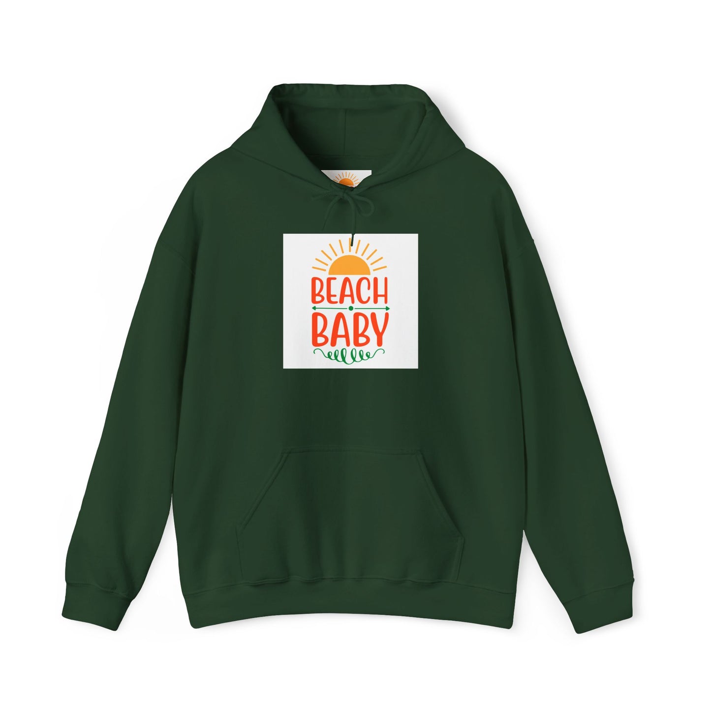 Beach Baby Hooded Sweatshirt | Summer Vibes, Beach Lover Gift, Unisex Casual Wear, Cozy Hoodie, Fun Beachwear