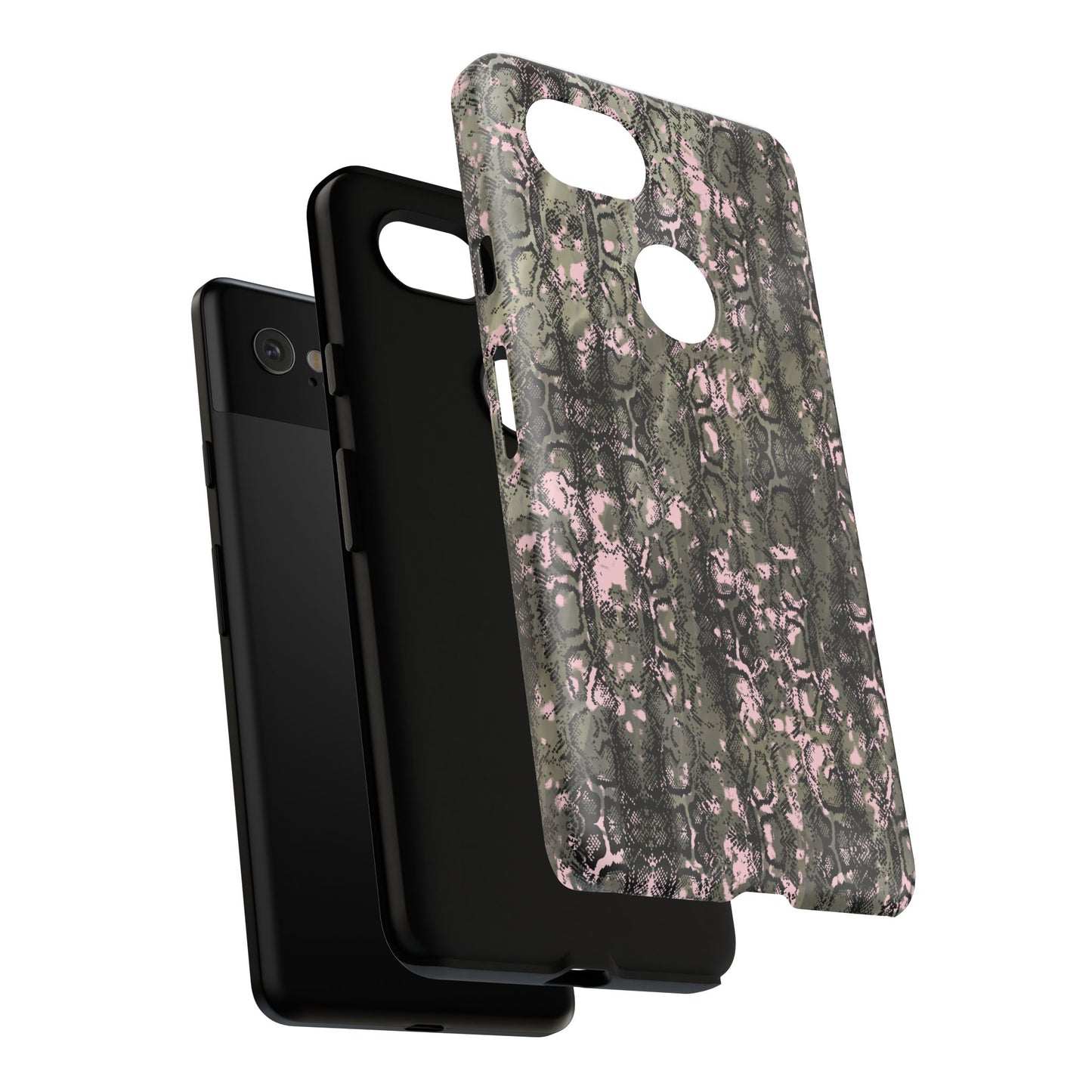 Camo Snake Pattern Phone Case – Rugged Protection Meets Bold Style Turn heads while protecting your phone with this fierce camo snake pattern case—where urban edge meets outdoor grit.