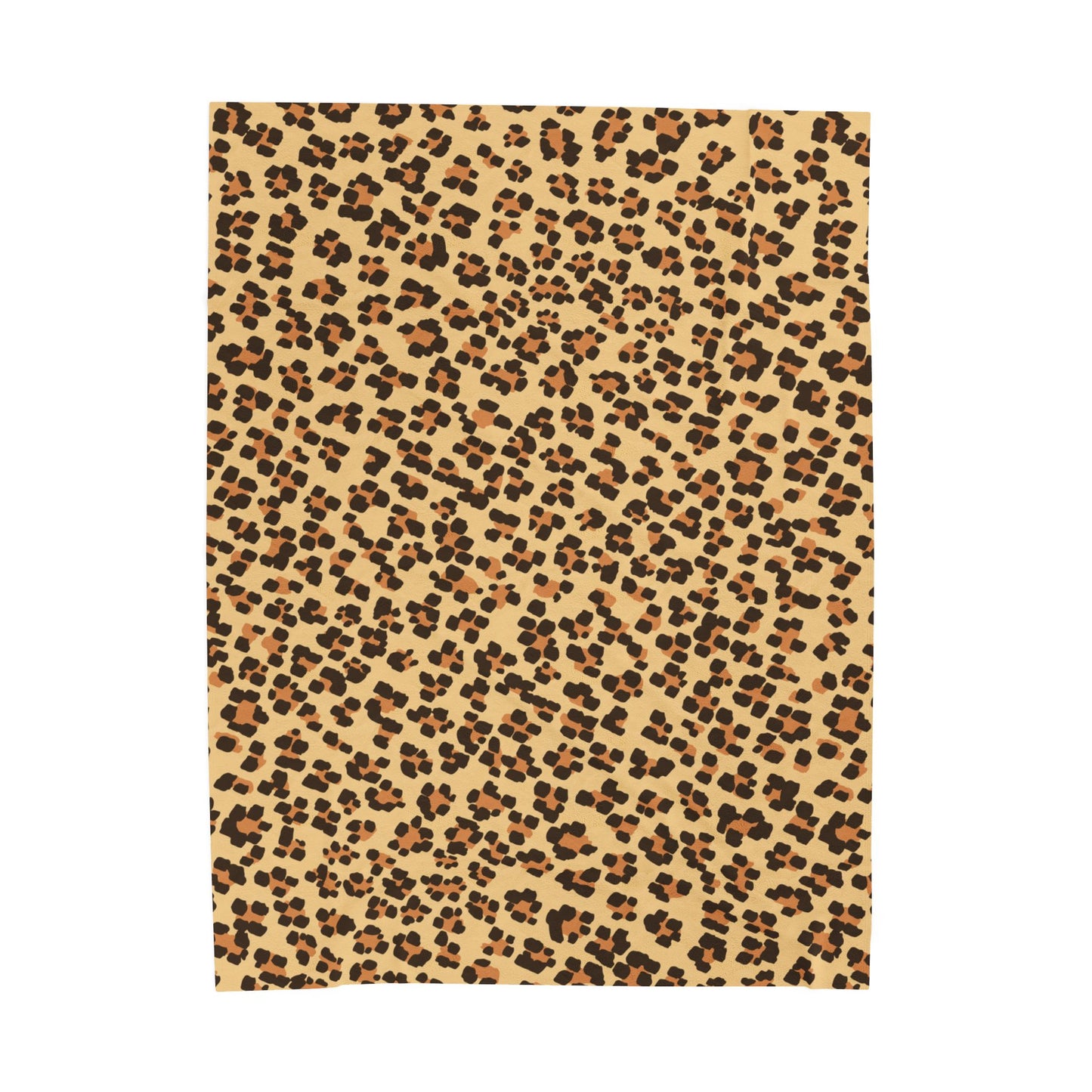 Cozy Leopard Print Velveteen Blanket for Snuggling and Home Decor