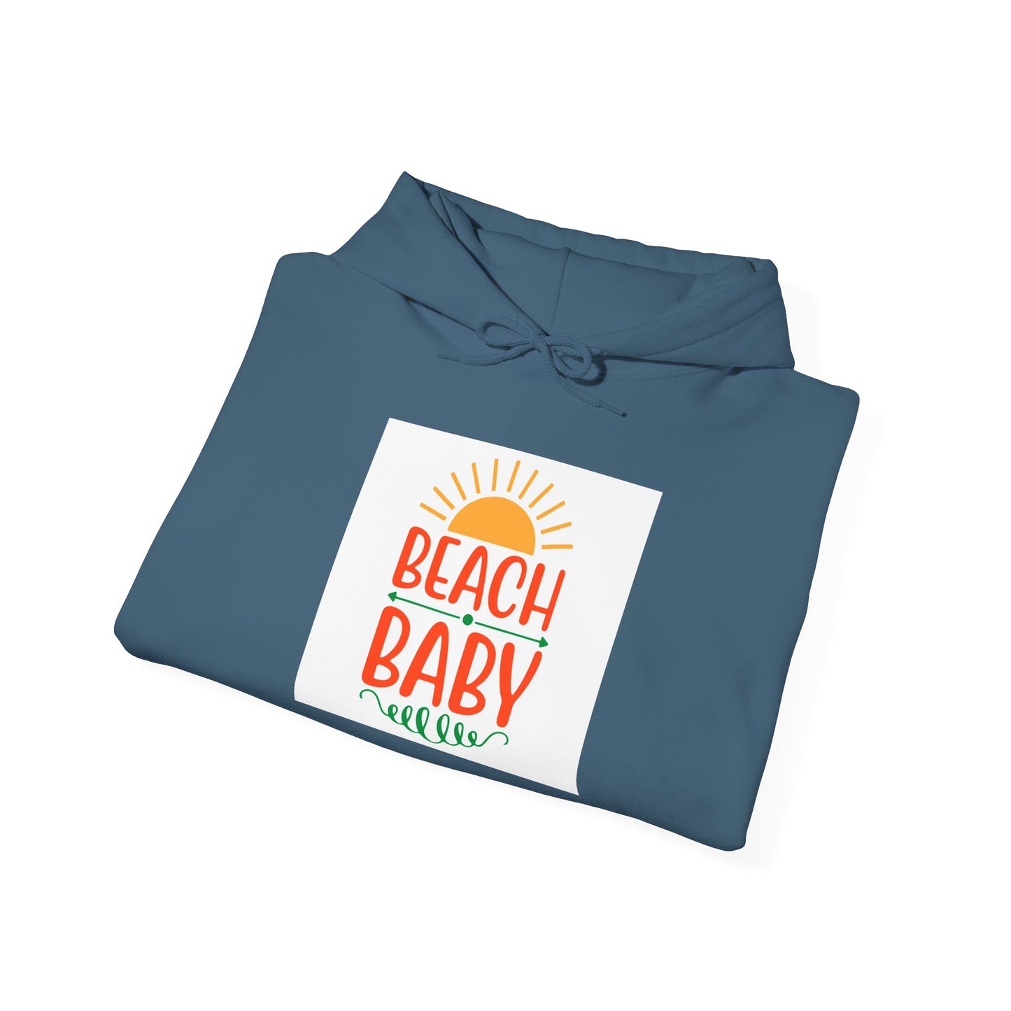 Beach Baby Hooded Sweatshirt | Summer Vibes, Beach Lover Gift, Unisex Casual Wear, Cozy Hoodie, Fun Beachwear