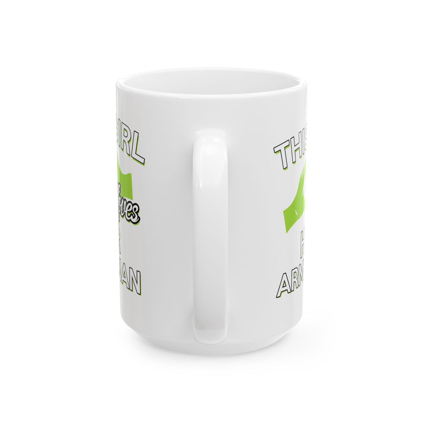 Love Coffee Mug, Ceramic Cup for Coffee Lovers, Valentine's Day Gift, Unique Love Design, Birthday Present, 11oz, 15oz