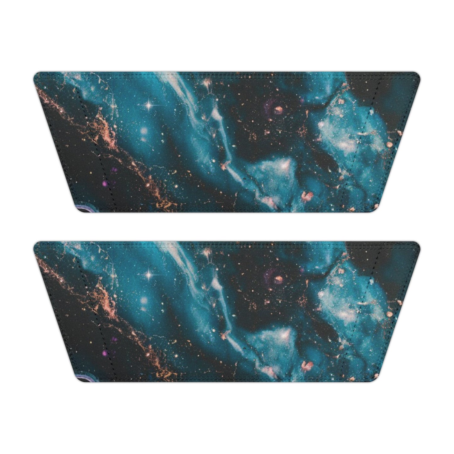 Galaxy Print Women's Sandals, Comfortable Summer Footwear, Pool Slides, Vacation Shoes, Unique Beach Wear