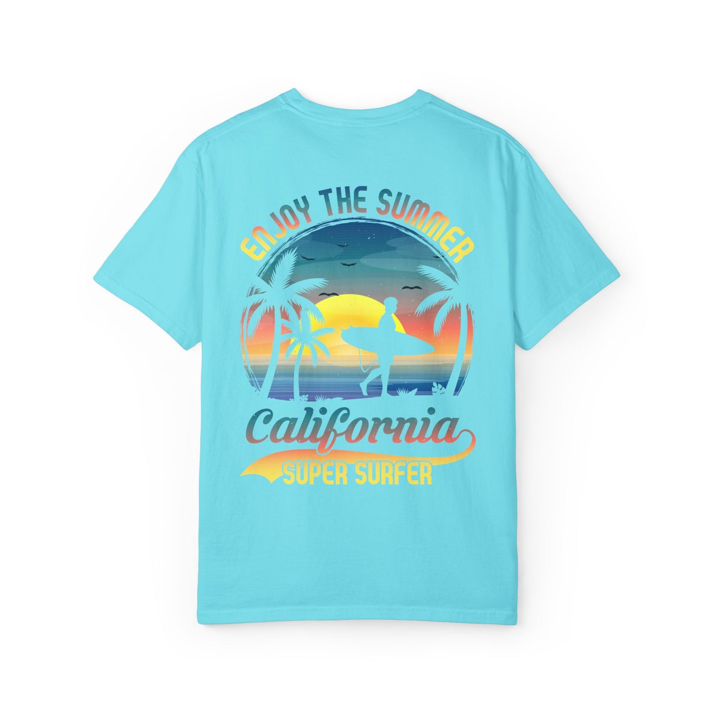 California Summer Vibes T-Shirt, Unisex Beach Tee, Surfing Apparel, Gift for Surfers, Summer Wardrobe Essential