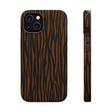 Stylish Magnetic Tough Phone Case - Bold Striped Design