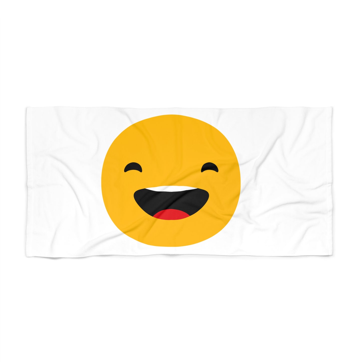 Smiley Face Beach Towel - Fun and Colorful Summer Accessory
