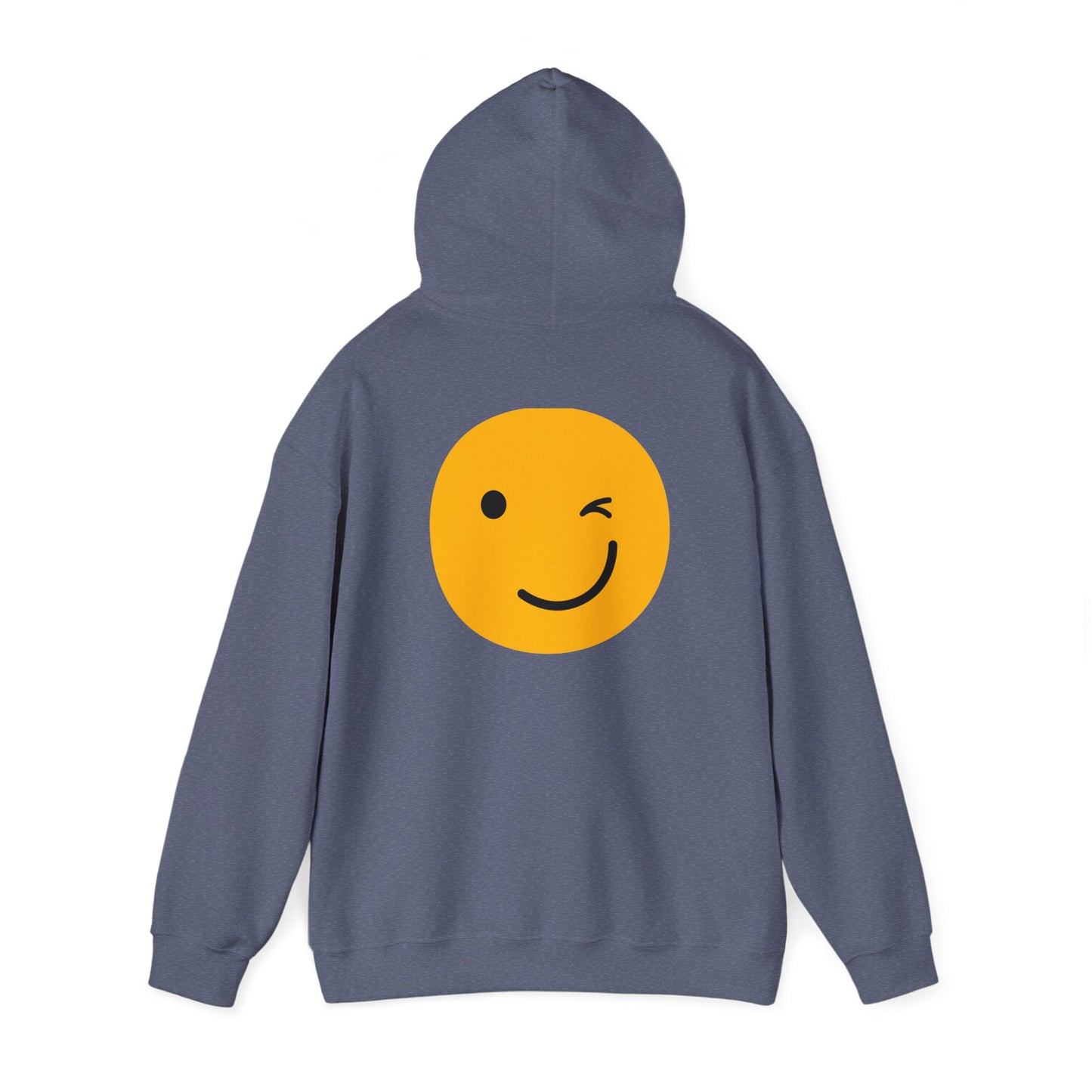 Smiley Face Unisex Hooded Sweatshirt - Fun and Cozy
