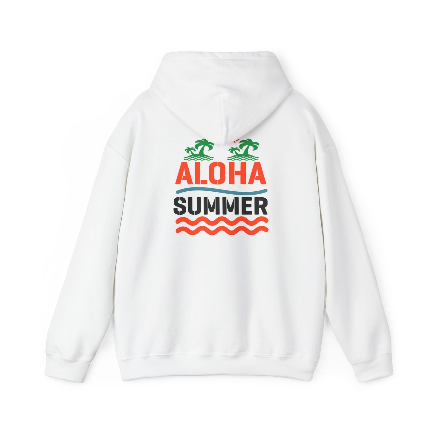 Aloha Summer Hoodie,Tropical Beach Wear,Unisex Sweatshirt,Vacation Outfit, Summer iconic Waikiki Beach Oahu combines urban