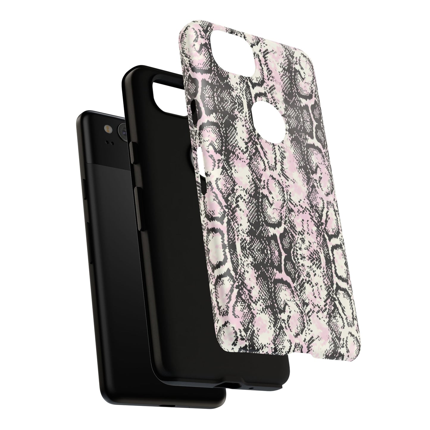 Stylish Snake Print Phone Case - Tough Protection for Trendsetters