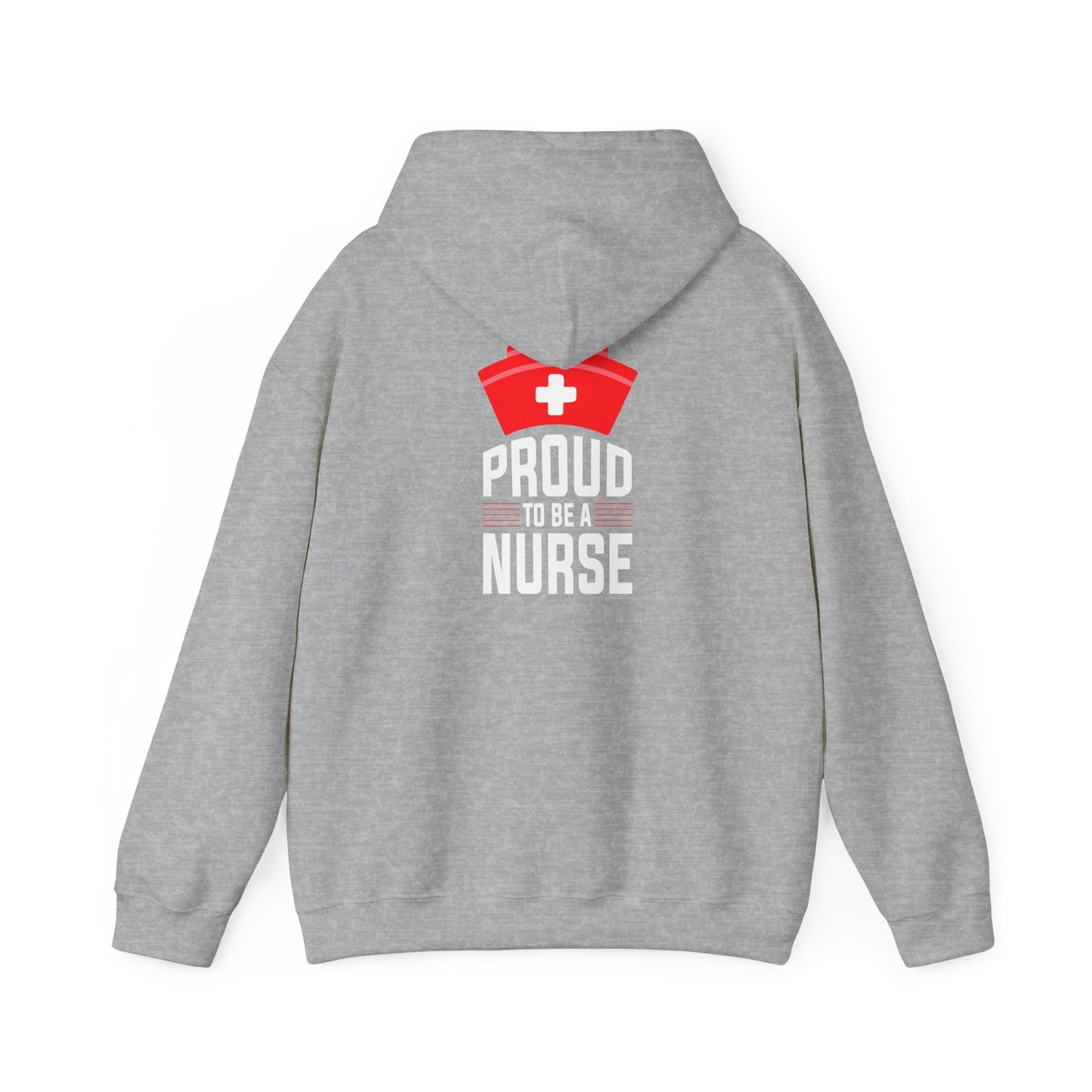 Nurse Life Hoodie - Unisex Heavy Blend™ Sweatshirt with Red Cross Design